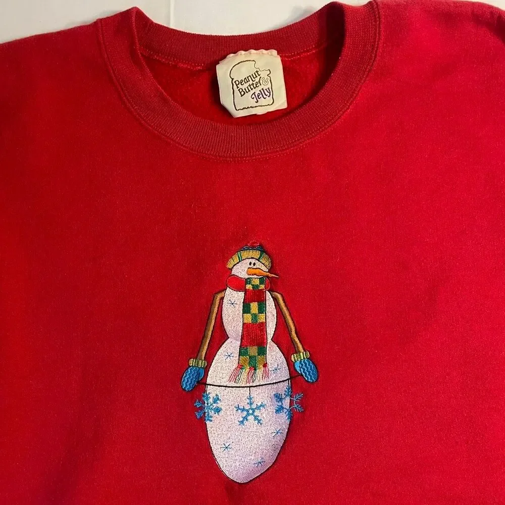 Peanut Butter & Jelly Women's Red Sweatshirt 3x - Picture 2 of 6